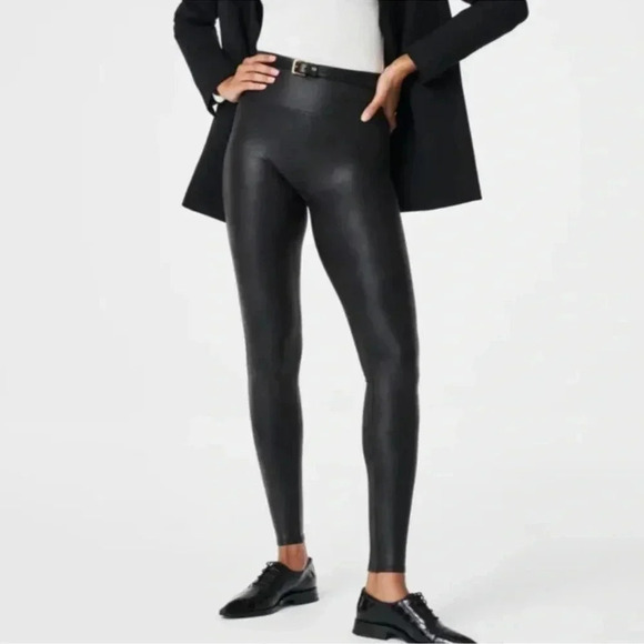 Spanx Faux Leather Leggings size s - Picture 2 of 11